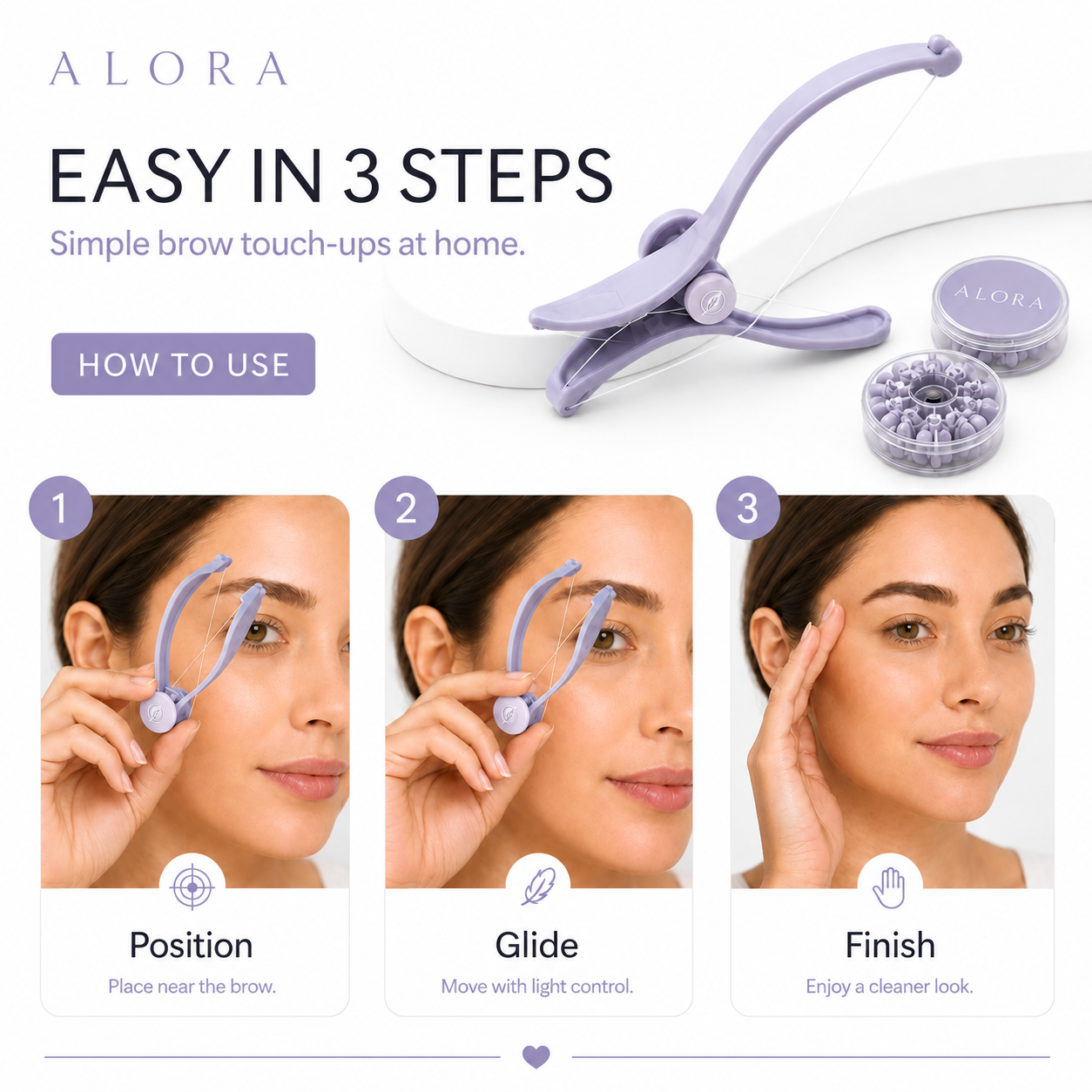 ALORA Precision Brow Threading Tool
