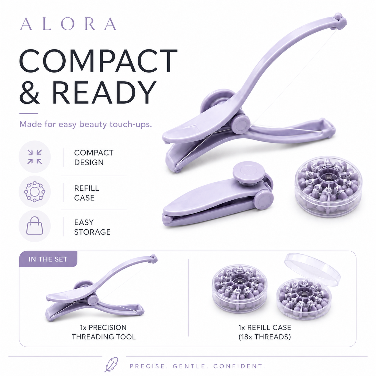 ALORA Precision Brow Threading Tool
