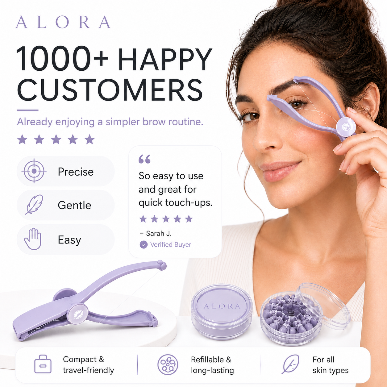 ALORA Precision Brow Threading Tool